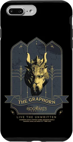 Vista 9 de Funda para iPhone 14 Hogwarts Legacy The Graphorn Golden Logo V2