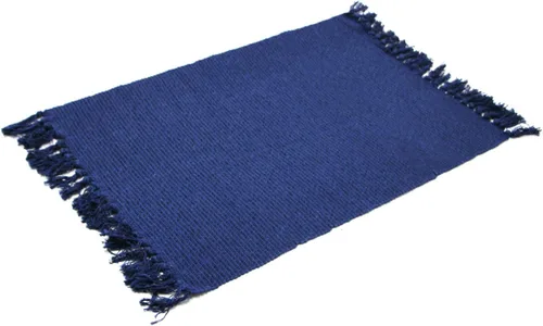 Vista 5 de Alfombra de algodón reversible para cuarto de servicio, alfombra de trapo. Alfombra tejida a mano Chindi para cocina, baño, dormitorio, dormitorio