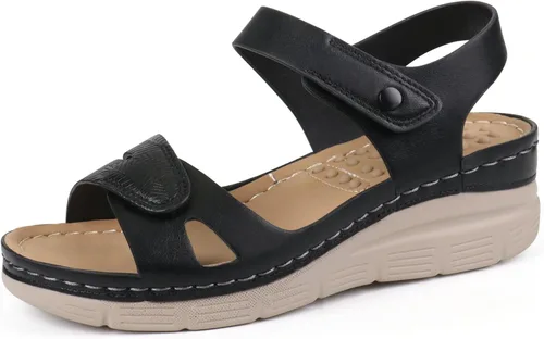 Vista 8 de Ortho+rest Sandalias ortopédicas cómodas para caminar con soporte de arco para mujer