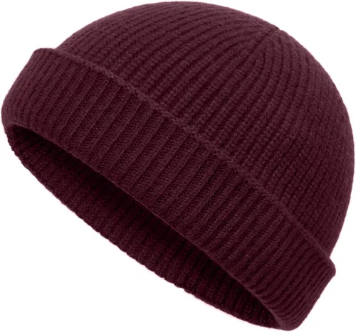 Vista 11 de vidsel Gorro de lana fina de pescador para hombres y mujeres, gorra de moda