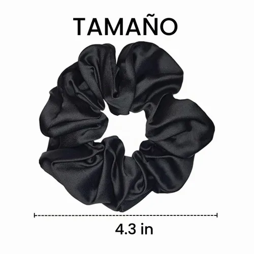 Vista 3 de 12 ligas suaves de seda satinada para el cabello, bandas de moda, lazos elásticos, soportes para cola de caballo, accesorios para mujeres y niñas