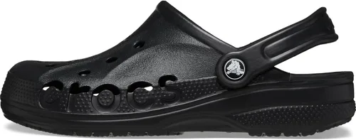 Vista 5 de Crocs Zuecos unisex para adultos Via, zapatos de enfiler para hombres y mujeres Negro