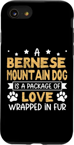 Vista 13 de iPhone 14 Un paquete de amor envuelto en piel - Estuche para perro de montaña bernés