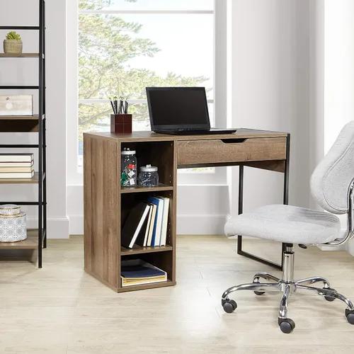 Vista 2 de OSP Home Furnishings Ravel - Escritorio de 40 pulgadas de ancho, roble gris