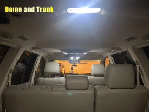 Vista 5 de Paquete de kit de luces interiores LED de 18 piezas GX470 Compatible con Lexus GX470 2003 2004 2005 2006 2007 2008 2009 Iluminación LED