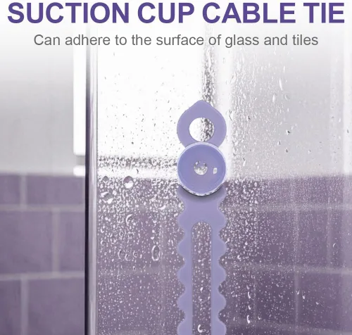 Vista 7 de Bridas de silicona para cables, organizador de cables de datos, organizadores reutilizables de gestión de cables, bridas de alta elasticidad