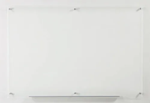 Vista 4 de Pizarra de vidrio blanco y esmerilado no magnético