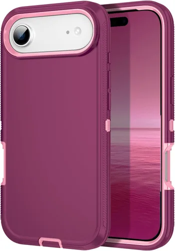 Vista 18 de Funda para iPhone 11, a prueba de golpes, caídas y polvo, protección de cuerpo completo de 3 capas, cubierta dura de alto impacto de alta Negro