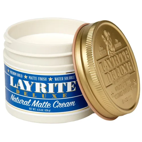 Vista 2 de Layrite Crema mate natural, básica, blanca, soda de crema suave, 4.25 onzas
