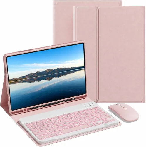 Vista 17 de Funda con teclado para Samsung Galaxy Tab S6 Lite de 10,4 pulgadas 2024 Negro