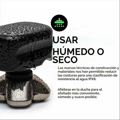 Vista 5 de Skull Shaver - Afeitadora de cabeza y cara Pitbull Silver PRO SX5