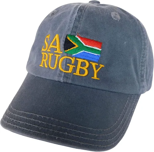Vista 2 de Sudáfrica Rugby Bandera Gorra Carbón, Carbón