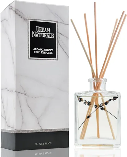Vista 14 de Urban Naturals Balsam Forest - Juego de aceites difusores de varillas – Abeto Fraser, hoja perenne, pino, cedro leñoso y sándalo – Botella de vidrio