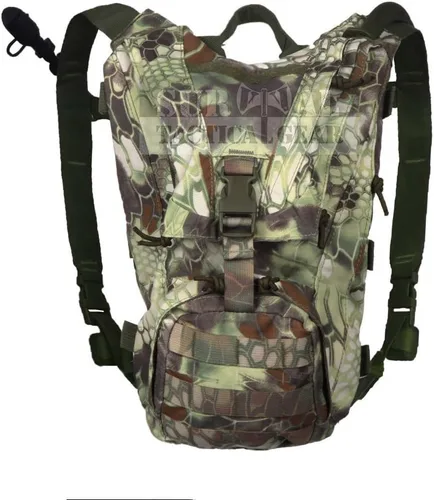 Vista 3 de ZAPT Mochila de hidratación táctica Molle Militar Mochila de Hidratación Senderismo Caza Airsoft Portador de hidratación con bolsa de almacenamiento