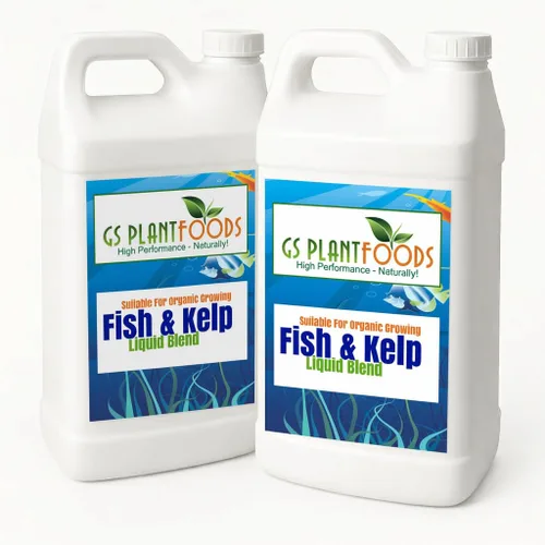 Vista 9 de GS Plant Foods Fertilizante Líquido de Pescado y Algas Kelp (1 Galón) – Alimento Vegetal Natural Listado por el Instituto de Revisión