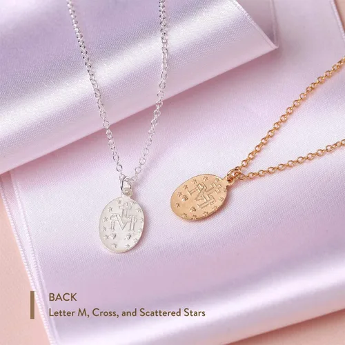 Vista 3 de BENIQUE Collar delicado para mujeres y niñas plata de ley 925 maciza o metales rellenos de oro de 14 quilates cadena fina colgante significativo