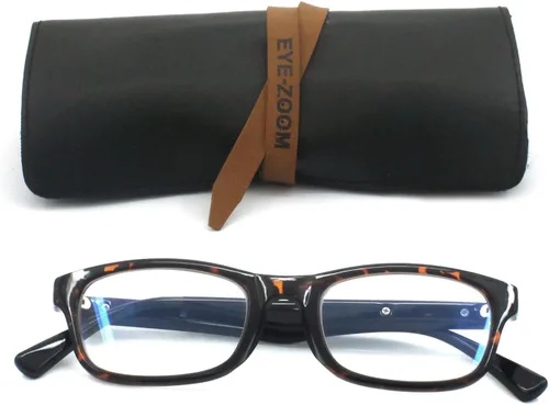 Vista 9 de Gafas de lectura iluminadas LED con lápiz capacitivo 2 en 1 y bolígrafo, negro y tortuga