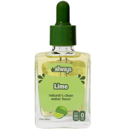 Vista 16 de Allways Drops Potenciador de agua natural de cereza negra Sin azúcar, cero calorías, fruta de monje endulzada Botella de vidrio para hidratación
