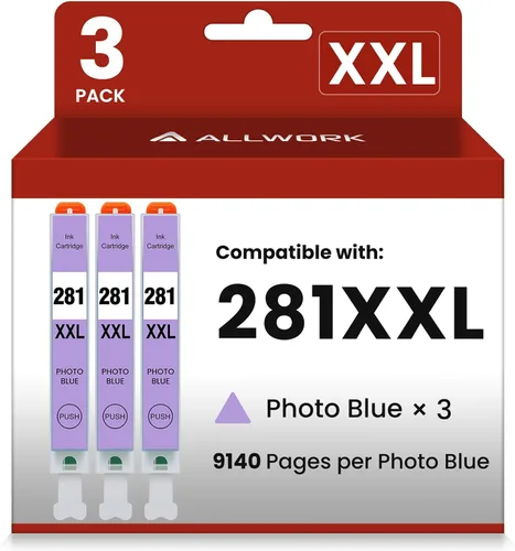 Vista 11 de ALLWORK 280XXL 281XXL Compatible para Canon 280 281 TR8620a Cartuchos de tinta PGI-280XXL CLI-281XXL 280 XXL 281 XXL Compatible con TR8620 TS702a