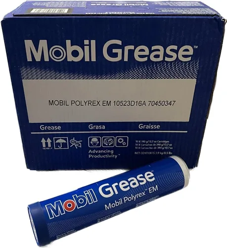 Vista 2 de Polyrex EM - Caja de grasa para cojinetes de motor eléctrico, 10 tubos de 13.7 onzas