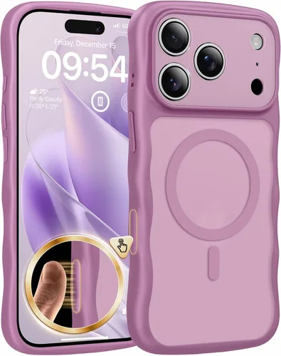 Vista 34 de TAURI Funda para iPhone 16 para mujeres y niñas, con control de cámara, [compatible con Masafe], funda Wave para iPhone 16 de 6.1 pulgadas