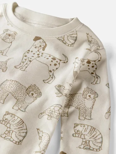 Vista 2 de little planet by carter's - Pijama de 2 piezas para bebé, hecha con algodón orgánico, unisex