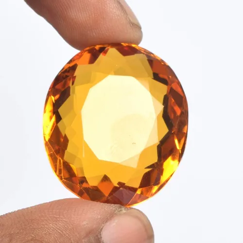 Vista 3 de GEMHUB Piedra preciosa suelta de citrino amarillo, Gema, amarillo (Brazilian - Yellow Citrine)