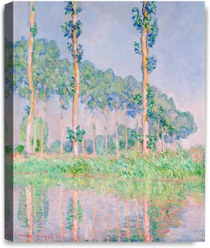 Vista 59 de IPIC - Reproducción artística de los lirios de agua de Claude Monet 1906, impresiones giclée coinciden con el marco dorado clásico, arte de pared