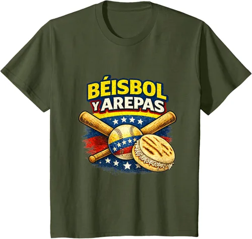 Vista 10 de Camiseta Beisbol y Arepas Venezuelas Baseball Pride Team 2026