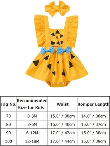 Vista 7 de IMEKIS Newborn Baby Girl Caveman Costume 1st Birthday Outfit Romper Dress with Headband Halloween Cosplay