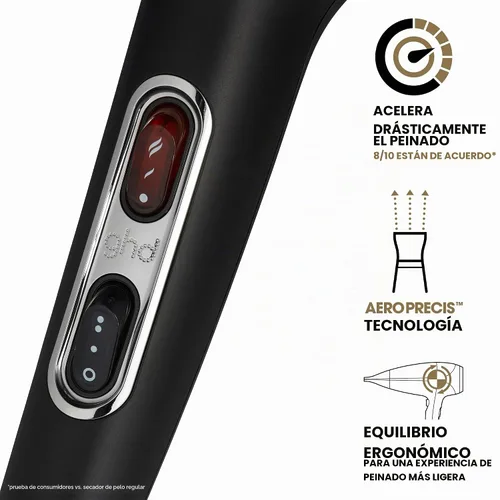 Vista 2 de ghd Helios & Flight+ Secadores de pelo de tamaño de viaje Secador profesional Soplado digno de salón con flujo de aire ultra potente Vida útil