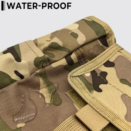 Vista 6 de Molle Bolsa de volcado, Bolsa de carga plegable con cordón, Bolsa de munición para cinturón de utilidad militar