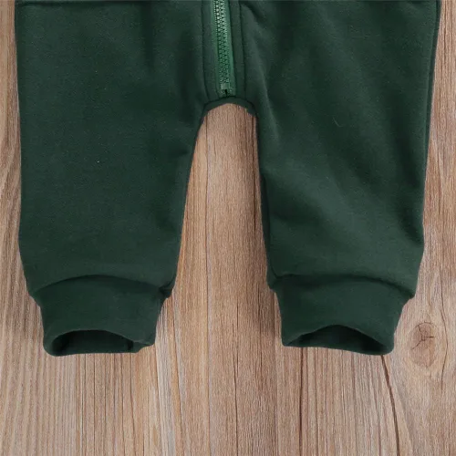 Vista 19 de FYBITBO Mameluco con capucha y cremallera para bebés, niños y niñas, mameluco de manga larga para otoño e invierno, ropa cálida