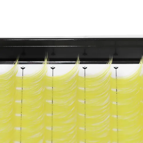Vista 38 de Pestañas postizas de tallo ancho con varias pestañas falsas de colores D Curl de 10 a 20 mm para elegir, pestañas postizas profesionales