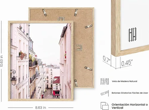 Vista 3 de HAUS AND HUES Decoración de pared de París rosa, juego de 4 impresiones artísticas de París, decoración estética de París para dormitorio o baño