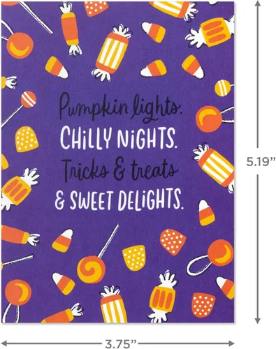 Vista 3 de Hallmark Tarjetas de Halloween con sobres, paquete surtido de 36 (truco o trato)