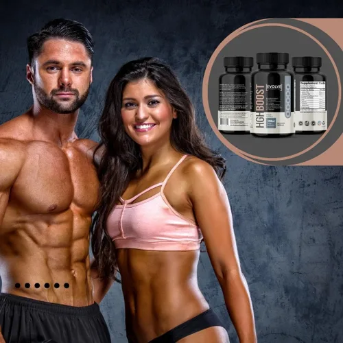 Vista 2 de HGH Booster 2 veces fuerza (150 unidades) antienvejecimiento, aumenta la resistencia y la energía, rejuvenece la piel y el cabello, L-lisina HCL
