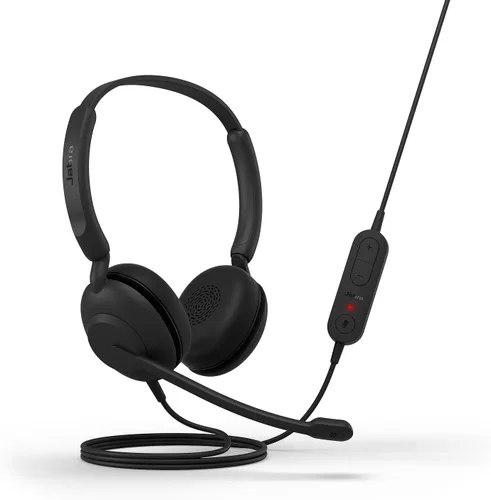 Vista 3 de Jabra Evolve 10 Auriculares con cable con micrófono con cancelación de ruido para uso en PC/laptop, fácil configuración USB-A, certificado TCO
