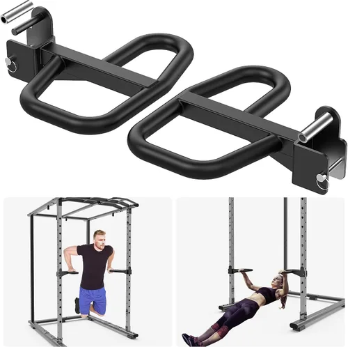 Vista 10 de SELEWARE Power Cage Accessories, Dip Handles, Pull‑Up Stations, and Multi‑Grip Training Attachments