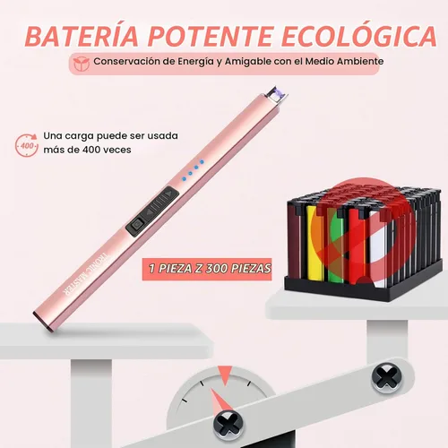 Vista 6 de Encendedor de velas eléctrico, regalo para el día de San Valentín para mujeres, mamá, hombres, esposa, USB de arco recargable, resistente al viento