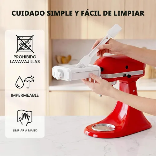Vista 6 de Accesorio de pasta para batidoras de pie KitchenAid, juego de máquina