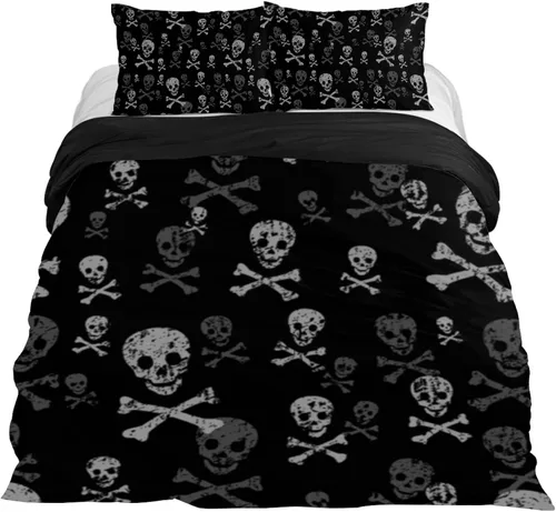 Vista 11 de Baphomet and Lucifer - Funda de edredón suave de 3 piezas para niños, juego de ropa de cama para niños, 1 funda de edredón + 2 fundas de almohada