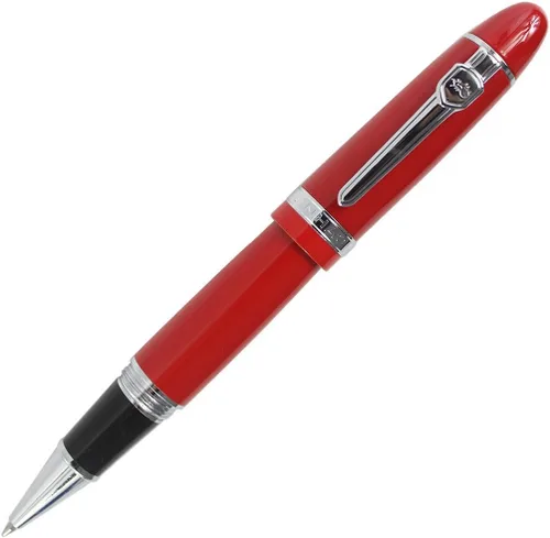Vista 8 de Expert Deluxe Roller Ball Pen con bolsa para bolígrafo, barril grande, negro y dorado