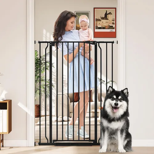 Vista 13 de Puerta para bebé con cierre automático, puerta para perros de 29 a