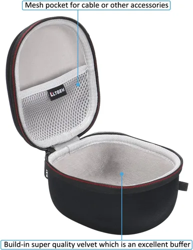 Vista 4 de LTGEM - Funda para Peltor Sport Tactical 100, 300 y 500, protector auditivo electrónico, bolsa de transporte protectora de almacenamiento duro
