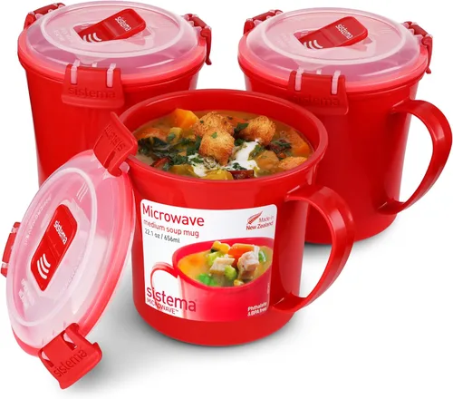 Vista 7 de Sistema To Go Collection - Taza de sopa (tamaño grande, 1 unidad), surtido