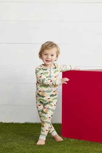 Vista 2 de Mud Pie Conjunto de pijama deportivo para niña pequeña