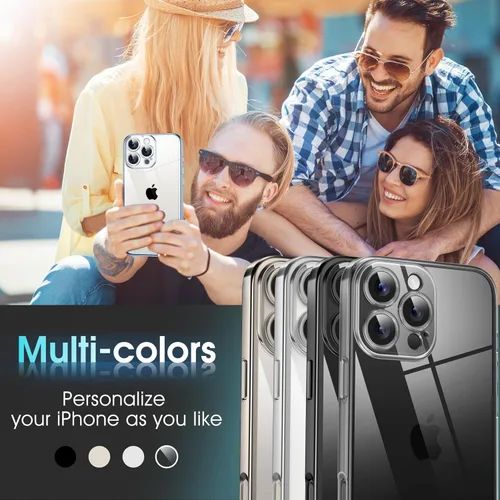 Vista 768 de Supdeal Funda cristalina transparente para iPhone 11, [No se amarillea] [Protección de la cámara] [Probado contra caídas de grado militar] Funda