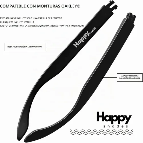 Vista 3 de The Replacement Temple Arm Compatible with Oakley Holbrook OO9102, OO9417, OO9244 (ONE LEG ONLY)
