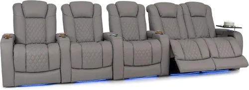 Vista 32 de Seatcraft Virtuoso 365 - Asiento de cine en casa (3 unidades), color ébano